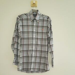 Southern Marsh Performance NWOT Men's Plaid Button Down Shirt Small Long Sleeve